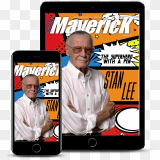 Remembering Stan Lee - Mobile Phone Clipart