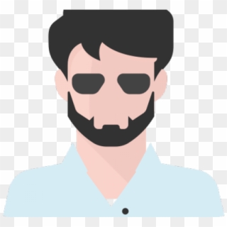 Beard Clipart Cool Shades - Boy Beard Avatar Png Transparent Png