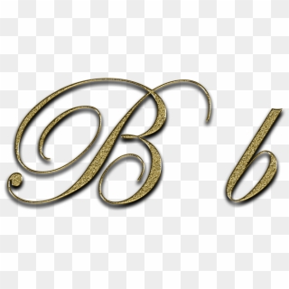 Letter B Gold Font Point B Write Type Fonts - Bali Rich Villa Tuban Clipart