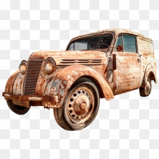 Auto, Renault Juvaquatre, France, Pkw - Broken Old Car Png Clipart