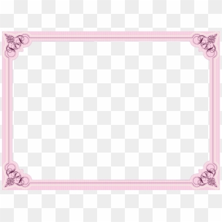 Certificate Border Design Png - Picture Frame Clipart