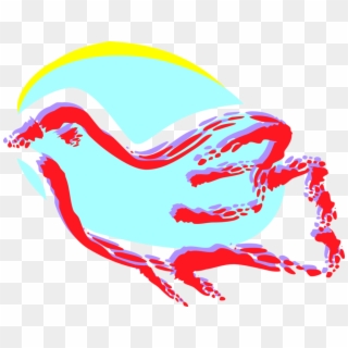 Vector Illustration Of Dove Of Peace Bird Secular Symbol Clipart