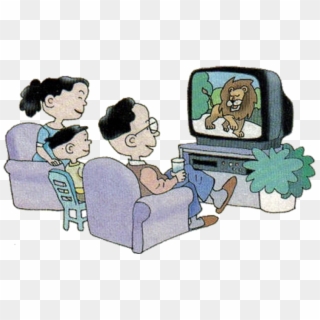 Graphic Royalty Free Cartoon Television Child Illustration - Png รูป การ์ตูน ดู ทีวี Clipart