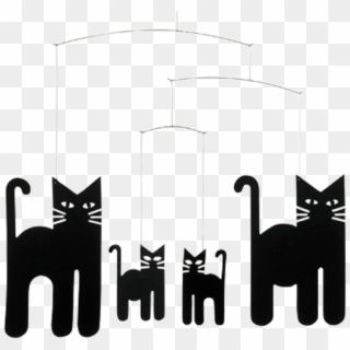 Hanging Mobile Cat Clipart