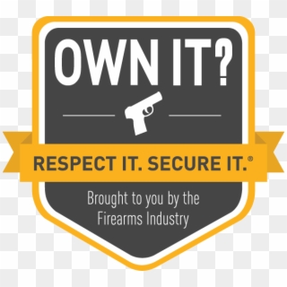 Own It Respect It - Child Safety Firearms Clipart