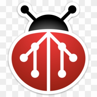 Git Bug Logo Concept - Emblem Clipart