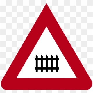 Road Sign Railway Crossing Germany - Road Sign For Railway Crossing Clipart