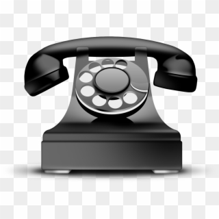 Telephone Call Rotary Dial - Corded Phone Clipart