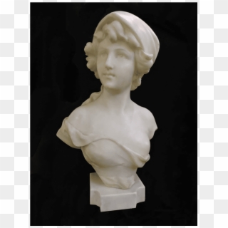 Italian Large Marble Bust - Bust Clipart