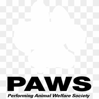 Paws Logo Black And White - Alpha Imaging Clipart