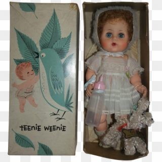 Teenie Weenie 11' Toodles With Her Poodle - Doll Clipart