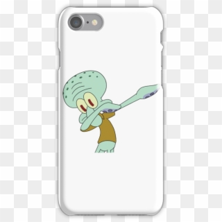 Dabbing Squidward Sticker Iphone 7 Snap Case - Squidward Meme Dab Clipart