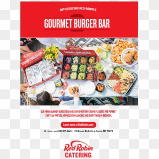 Click Here To Print Flyer - Red Robin Burger Catering Clipart