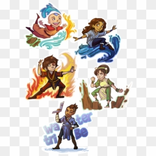 The Last Airbender / The Legend Of Korra - Avatar The Legend Of Aang Chibi Clipart