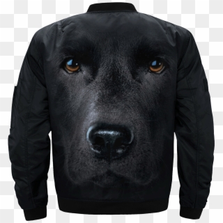 Com Black Lab Over Print Jacket %tag - Polos Personalizados Mascotas Clipart