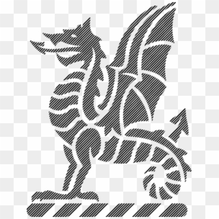 Dark Wyvern Fade - Newington College Logo Clipart