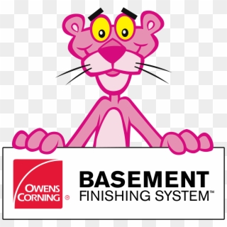 Owens Corning Basement Finishing System For All Of - Pink Panther Logo Vector Clipart