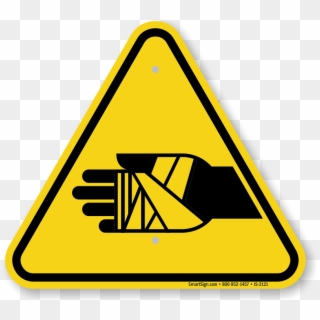 Chemical Burns Hazard Symbol, Iso Warning Sign - Burn Clipart
