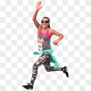 Persona Woman Running - Transparent Woman Running Clipart