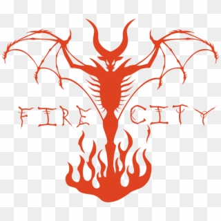Fire City - Illustration Clipart