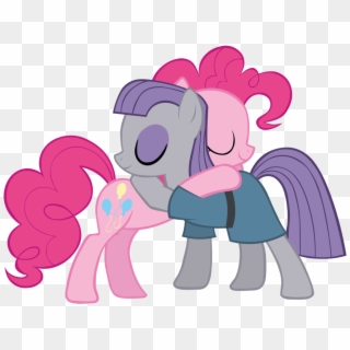 Hugging Clipart Sister 1 - My Little Pony Pinkie Pie And Maud Pie - Png Download