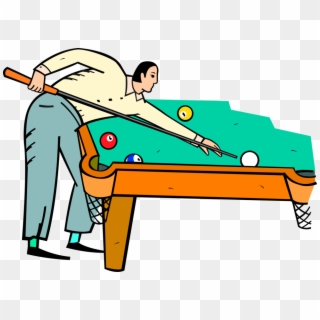 Picture Freeuse Library Playing Billiards Image Of - Homem Jogando Sinuca Png Clipart