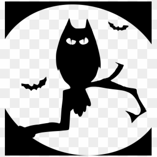 Halloween Owl Clipart - Halloween Owl Clip Art - Png Download