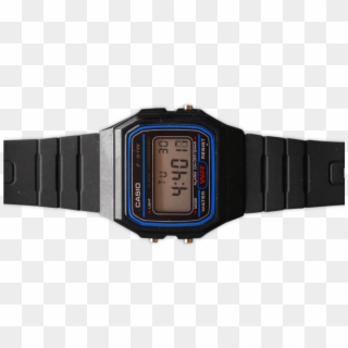 Internal Modification Changes The Water Resistance - Casio F 91w Black Clipart