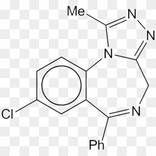 Alprazolam American Chemical - Alprazolam Molecule Clipart
