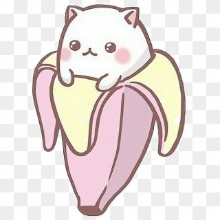Banana Emoji - Kawaii Cute Cats Anime Clipart