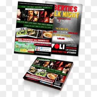 Flyers Print Design The Irish House Party - Flyer Clipart