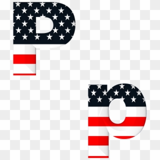 Letter E American Flag Png Clipart