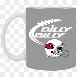 Ari Arizona Cardinals Dilly Dilly Bud Light Mug Cup - Miami Dolphins St Patricks Day Clipart