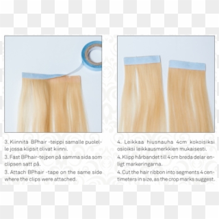 Bphair Multiway Dark Brown Hair Extension - Blond Clipart
