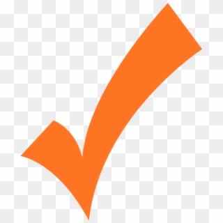 Check Mark , Png Download - Icon Correct Orange Clipart