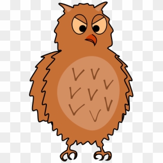 This Free Icons Png Design Of Enraged Owl - Clip Art Transparent Png