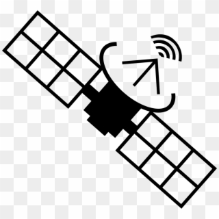 Satellite Clipart Outline - Satellite Vector Png Transparent Png