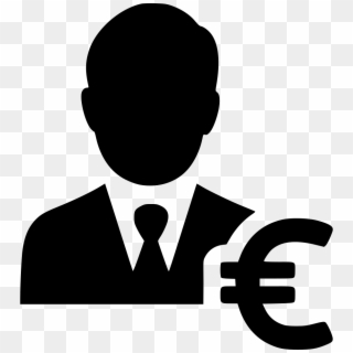 Svg Free Stock Euro Earnings Income Man Svg Png Icon - Customer Icon Png Clipart