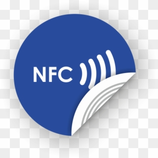Picture Of Nfc Sticker 50mm With Text, More Colors - Nfc Barcode Tag Clipart