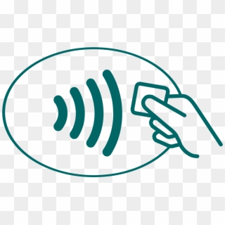 A Contactless Payment Icon - Contactless Payment Screen Clipart