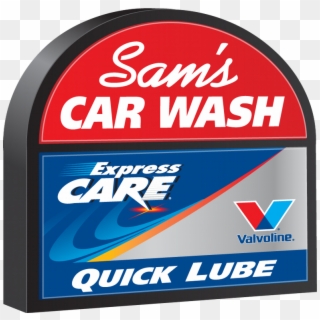 By Sam's Car Wash & Sam's Valvoline Express Care Oil Clipart