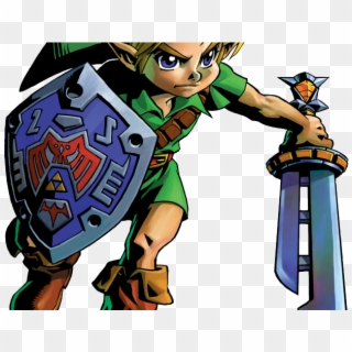 The Legend Of Zelda Clipart Link Official Art - Link Majora's Mask - Png Download