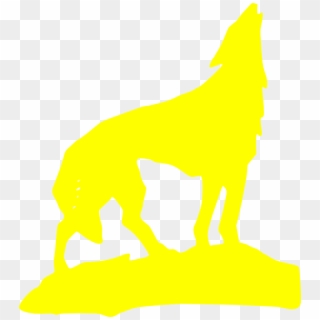 Yellow Wolf Clipart