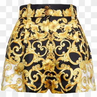 #versace #shorts #expensive #luxury #black #gold #white - Versace Shorts Women Clipart