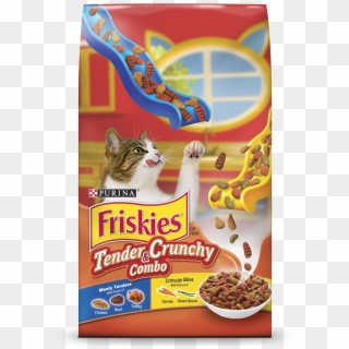 Friskies Tender Crunchy Dry Cat Food - Friskies Tender And Crunchy Clipart