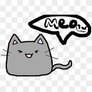 Cat - Happy Squat - Blob Cat Clipart