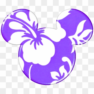 Mickey Heads Hawaiian Style - Hawaiian Mickey Mouse Clipart