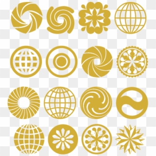 Graphic Black And White Stock Gold Colors Circle Png - Circle Clipart