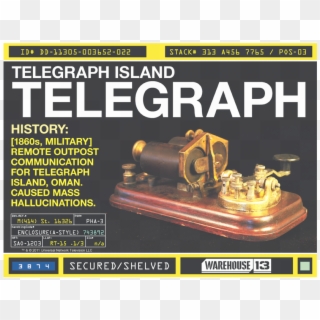 Warehouse 13 Telegraph Island Youth T Shirt - Brass Clipart