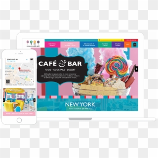 Responsive Landing Page - Dylan's Candy Bar Advertising Clipart